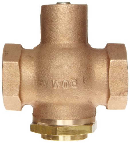 Kingston 205 Series Brass Horizontal Anti-Hammering Check Valve, 2" NPT Female