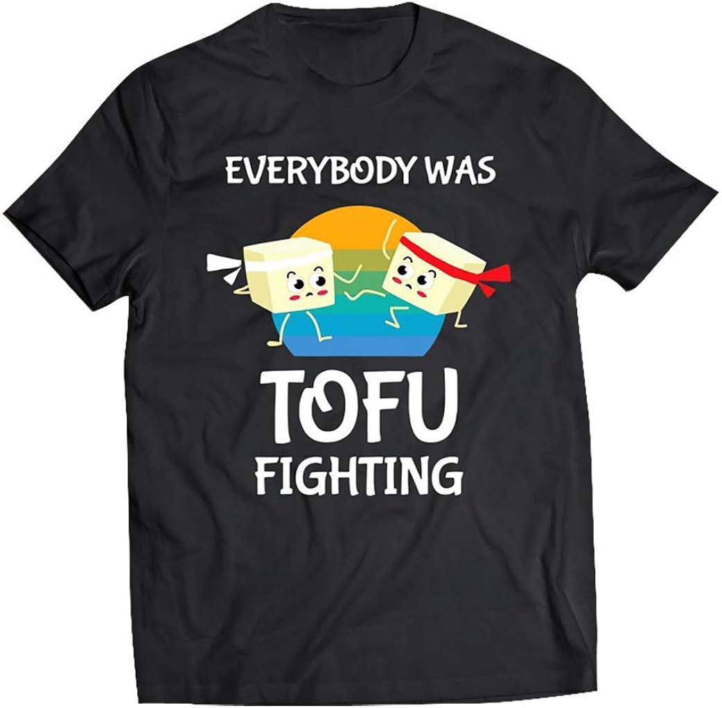 Everybody was Tofu Fighting Vegan Unisex TShirt Amazon.ca Clothing & Accessories