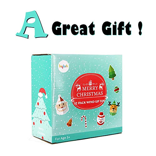 heytech Wind-up Toys 12 Pieces Assorted Toys for Kids Party Favors Gift for Christmas Birthday Thank - //medicalbooks.filipinodoctors.org