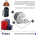 Orei Italy, Uruguay Type L Power Plug Adapter 3 Pack - 2 Usa Inputs, safe for cell phones, laptops, camera chargers, Cpap, and more US-12A