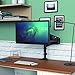 Monitor Desk Mount Gas Spring Full Motion Single Monitor Arm Desktop Clamp Mount for 15″-27″ Screens Adjustable Tilt Swivel Rotation for Gibbon Mountsthumb 1