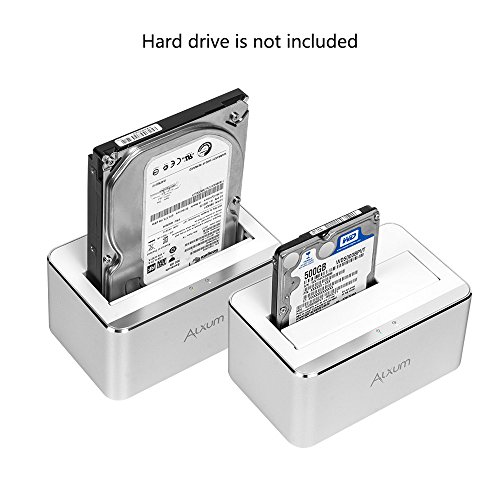 [Support UASP & 8TB]Alxum Aluminium USB 3.0 To SATA Single Bay Hard Drive Docking Station For 2.5/3.5 Inch SATA I/II/III HDD SSD - Thumbnail 2