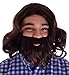 Lullaby Mens Wavy Beard Set Jesus Wigs Costume Cosplay Full Wig Free Wig Cap