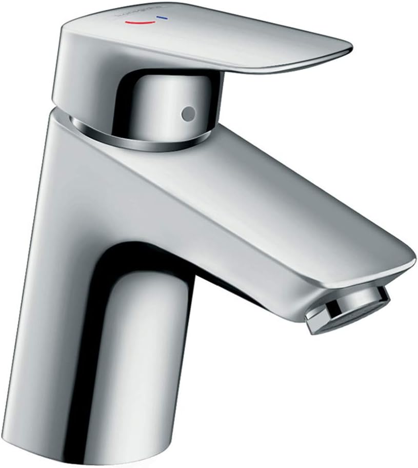 hansgrohe Logis basin mixer tap 70 with CoolStart energy saving function and pop up waste, chrome 71072000