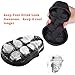 3D Skull Ice Mold-Food Grade Silicone Ice Cube Trays, Best Silicone Ice Mold for Whiskey, Cocktails and Vodka, Perfect Ice Cube Maker for Party and Holiday, Black