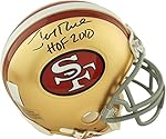 Jerry Rice San Francisco 49ers Autographed Riddell Mini Helmet with HOF 2010 Inscription - Fanatics Authentic Certified
