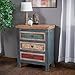 Christopher Knight Home Everest Collection 3 Drawer Cabinet, Antique Dark Green