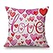 Sweet Love Red Pillow Case,Tuscom Happy Valentine Home Decor Square Throw Cushion Cover 18