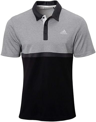 adidas men's advantage wide colorblock golf polo