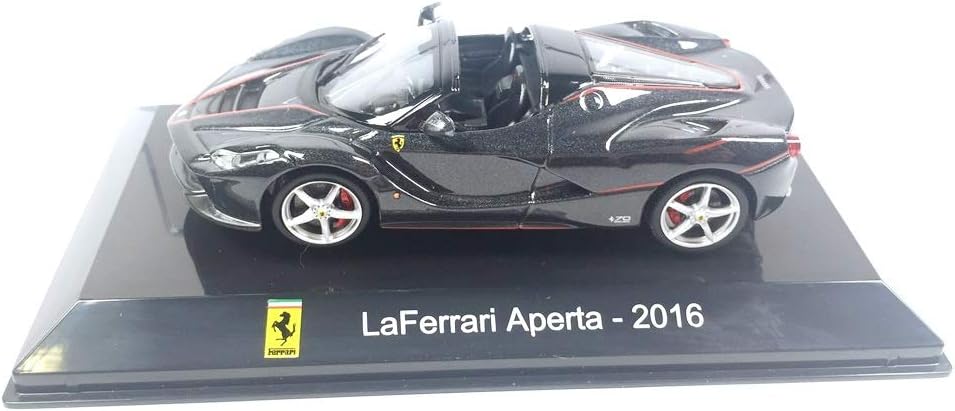 OPO 10 - Car 1/43 Compatible with FERRARI LaFerrari Aperta 2016 (SC1), Black, Medium - Image 4
