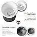SimpleTaste Automatic Milk Frother, 4.2 x 4.2 x 7.7 inches, Black