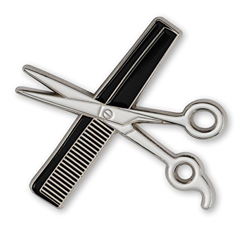Shear & Comb Pin, Black