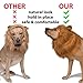 Dog Lion Mane Dog Wig - Pet Costumes for Large Dogs and Medium Dogs - Adjustable Pet Costume Lion Wig for Halloween with Gift - Lion Tail