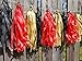 DIY Tissue Tassel Banner in Black, Red, and Gold by PinkFish Shop (15 Pcs) Bunting for Graduation Birthday Party Decoration Supplies Bachelorette Party