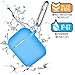 AirPods Case Cover with Keychain, Full Protective Silicone AirPods Accessories Skin Cover for Women Girl with Apple AirPods Wireless Charging Case,Front LED Visible-Light Bluethumb 4