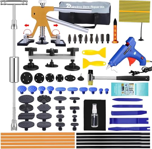 Manelord Car Body Dent Remover and Body Dent Removal Kit, Body Hammer, Car Dent Removal Kit without Paint