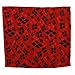 Harley Quinn Black and Red Print Infinity Fashion Scarf Costume Accessory