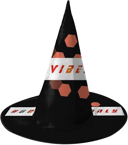 Hashtag Natale.Nujifgytcrd Hashtag Good Vibes Only Hexagons Cappello Da Strega Per Halloween Natale Carnevale Amazon It Prodotti Per Animali Domestici