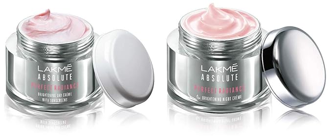 Lakme Perfect Radiance Fairness Day Creme 50 g & Lakme Absolute Perfect Radiance Skin Lightening Night Creme, 50g