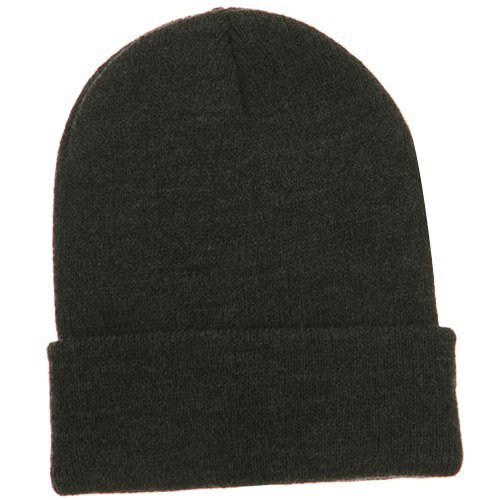 Youth Knit Cuff Beanie - Charcoal