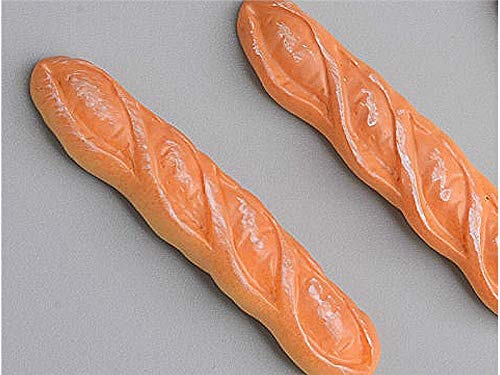 image for Zehaer Cute Bread Sticks Shape Rubber Bands and Hairpins Making Orname