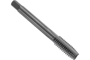 uxcell Straight Flute Screw Taps M8 x 1.5 H2 Thread HSS6542 Black Nitride Coated Machine Threading Milling Tap Tapping Tools