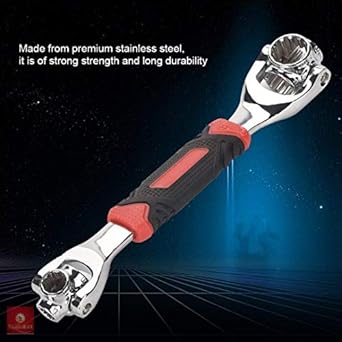 NYAL ENTERPRISE 48-in-1 Tiger Wrench Tools Socket Works with Spline Bolts, 6-Point Universal Furniture Car Repair Tool