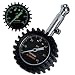 Summit Tools Tire Pressure Gauge with Glow Dial, 0 to 60 PSI, Hold Valve, 10 in. Flexible Hose, Pressure Bleeding Button, Rubber Head Cover. Automobile Accessory