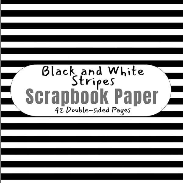 Amazon.com: Black and White Stripes Scrapbook Paper: Craft Paper, ideal for Scrapbooking, Collage, Mixed-Media, Junk Journals, Card Making, Decoupage, Origami: Books, Big Eyes: Books amazon-com-black-and-white-stripes-scrapbook-paper-craft-paper-ideal-for-scrapbooking-collage-mixed-media-junk-journals-card-making-decoupage-origami-books-big-eyes-books