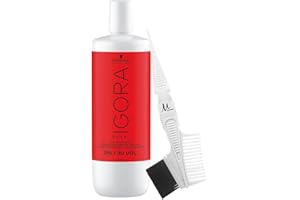 Igora Royal 9% 30 Volume Developer 1 Liter and M Hair Designs Tint Brush/Comb (Bundle 2 items)