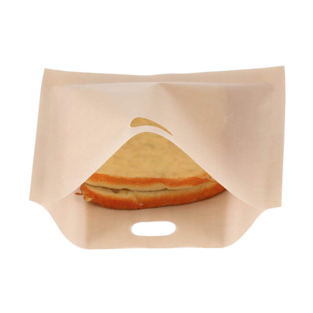 【𝐄𝐚𝐬𝐭𝐞𝐫 𝐏𝐫𝐨𝐦𝐨𝐭𝐢𝐨𝐧 】 New 5 pcs/Set Reusable Toaster Bag Non Stick Bread Bags PTFE Coated Fiberglass Microwave Heating Pastry Tools (16 * 16.5CM) 【Christmas Gifts, New Year's Gifts】