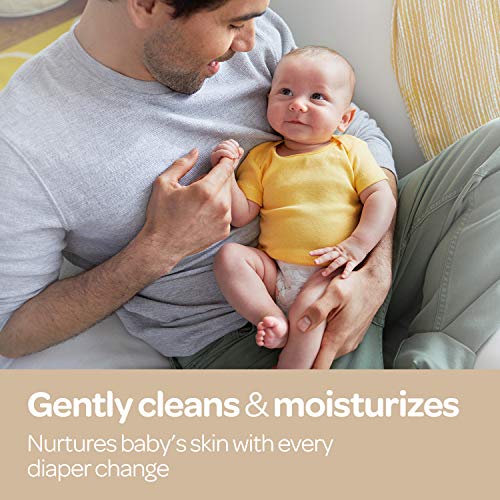 Huggies Nourish & Care Baby Wipes, Sensitive Skincare, Scented, Water