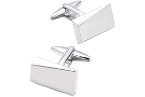 MERIT OCEAN Gold/Black Classic Cufflinks for Men Stainless Steel Wedding Business Gifts