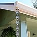 Rain Chains Direct - Contempo Rain Chain - 8.5 FT - Durable Milled Aluminum (Gray) - Premium Rain Chains for Gutters