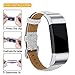 Joyozy Bling Bands Compatible Fitbit Charge 2, Womens Slim Glitter Fitness Wristbands Replacement Accessories Straps(Silver&Silver)