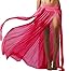 JAKY Womens Sheer Sarong Side Slit Beach Skirt Maxi Swimsuit Cover Ups Swimwear