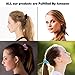 40Pcs Colorful Velvet Hair Scrunchies Set, Elastic Hair Bobbles for Ponytail Holder, Strong Hold Hair Accessories Ropes Scrunchie for Women Solid Color Traceless Hair Bands