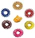 Super India Store Acupressure Massage Sujok Rings for Finger in Assorted Color Set of 6 Pcs + Health Products