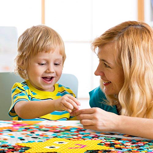 Fuse Beads - 12,000 pcs Fuse Beads Kit 48 Colors 5MM for Kids - Fusion Beads Including Multiple Accessories You Need - Iron Beads Kit for Child Gift by YRYM HT - Thumbnail 5
