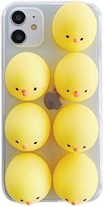 DAYJOY 3D Cute Cartoon Duck Case Compatible with iPhone 12/12 Pro(6.1