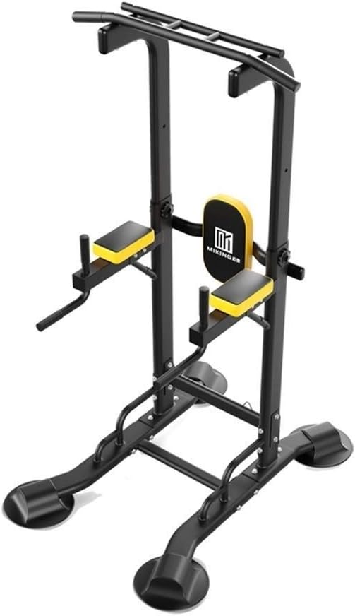 XIAOHUANG Power Tower Adjustable Dip Station Pull up Bar Push Up Workout Abdominal Exercise Home Gym Tower Body Building Fitness Training Equipment Machine
