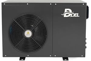 DOEL 20000 BTU Swimming Pool Heat Pump for In-ground/Above-Ground Pools, 5.56 kW Electric Pool Heater with Titanium Heat Exchanger, 110V 60Hz