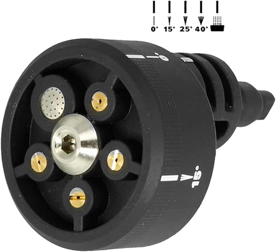 6-in-1 Hochdruckreiniger Düse Für Worx Hydroshot - 6 Sprühmuster Schnellverbindung