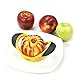 Chefaith 16-Blade Apple Slicer, Corer, Cutter, Wedger, Divider for [up to 3.5 Inch Apples] - 2 Free Orange Peelers as Bonus - Ultra-Sharp Stainless Steel Blade with Ergonomic Anti-Slip Silicone Handle