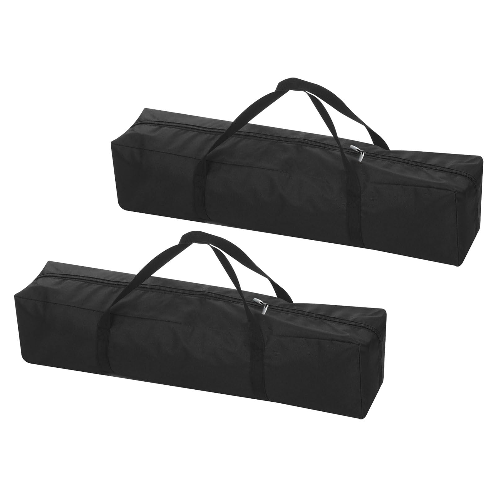 PATIKIL 23 Inch Camp Chair Replacement Bag, 2 Pack Nylon Folding Chair Carrying Storage Bag for Beach Chair with Large Zipper Shoulder Strap for Camping Travel, Black