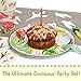 192 Pieces Dinosaur Party Supplies Pack - Serves 20 - Set Includes Favors - Plates - Cups - Napkins - Table Cloth - Cutlery - Birthday Banner and Decorations