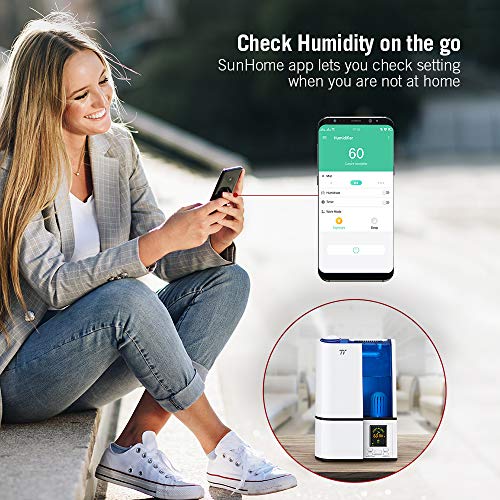 image for TaoTronics Cool Compatible Alexa Google Home, Ultrasonic Humidifiers B