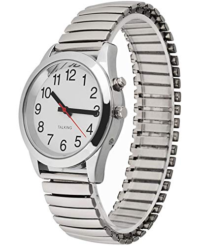 Mens-English-Talking-Watch-Quartz-Wrist-Watch-with-Stainless-Steel-Expanding-Strap