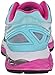 ASICS Women's Gel Kayano 22 Lite Show Running Shoe, Aqua Splash/Silver/Pink Glow, 7.5 M US