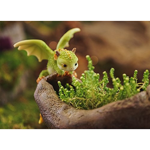 Top-Collection-Rex-The-Green-Dragon-Mini-Collectible-Fantasy-Figurine-Planter-Perched-on-Planter